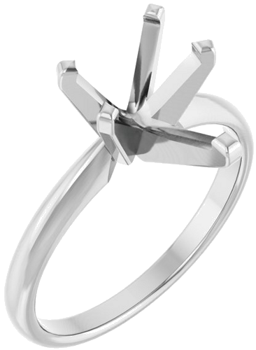 Sužadėtuvių Žiedas „Solitaire“ 14k white gold Pear 11mm x 7mm (1)