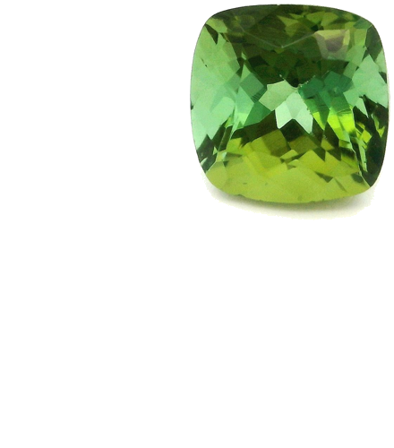 3.14 carat GREEN Cushion Tourmaline (1)