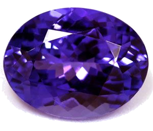 3.74 carat BLUE Oval Tanzanite (1)