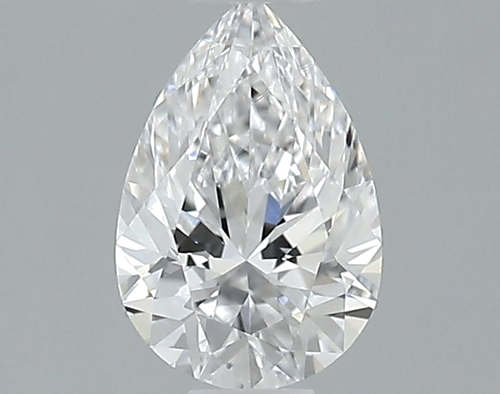 0.5 carat D-VS1 Natūralus Pear Deimantas (1)