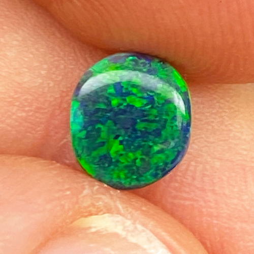 1.29 carat BLACK Oval Opal (1)
