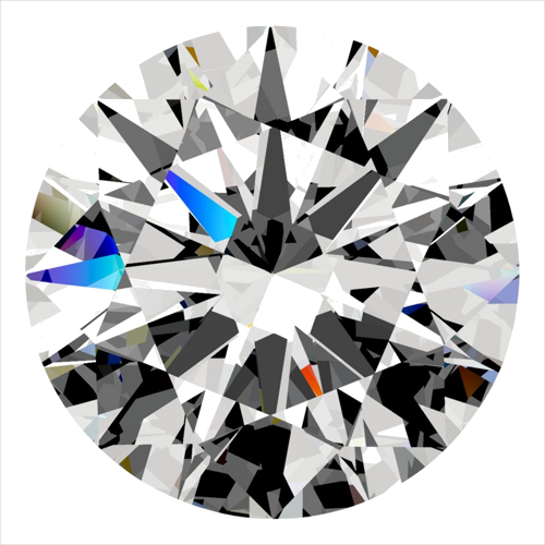 0.4 carat E-VS2 Excellent cut Natūralus Round Deimantas (1)