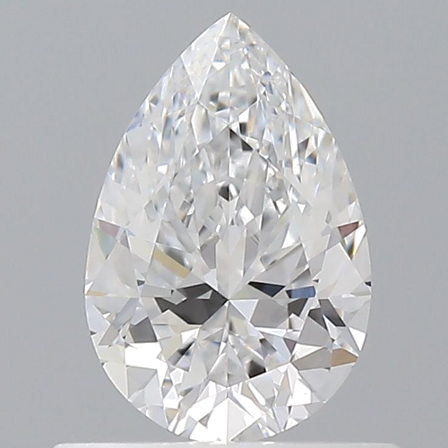 0.6 carat D-VVS1 Natūralus Pear Deimantas (1)