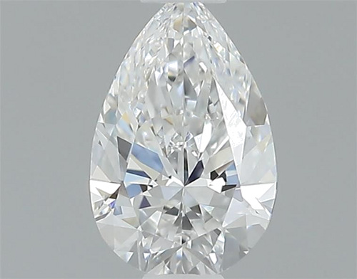 0.32 carat F-VVS2 Natūralus Pear Deimantas (1)
