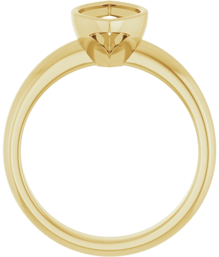 Sužadėtuvių Žiedas „Bezel-Set Solitaire“ 10k yellow gold Marquise 12mm x 6mm (2)