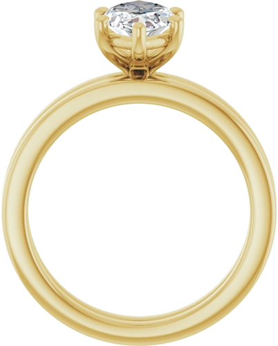 Sužadėtuvių Žiedas „Solitaire“ 14k yellow gold Marquise 12mm x 6mm (7)