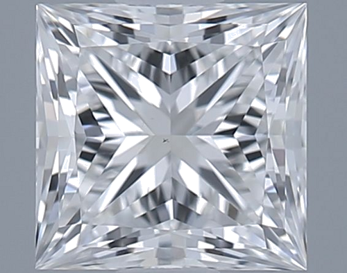 0.51 carat G-VS2 Natūralus Princess Deimantas (1)