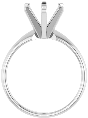 Sužadėtuvių Žiedas „Solitaire“ 585 Baltojo Aukso Oval 10mm x 8mm (2)