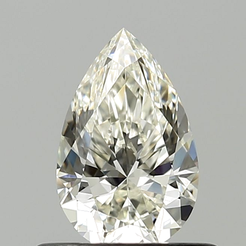 0.55 carat J-VVS2 Natūralus Pear Deimantas (1)