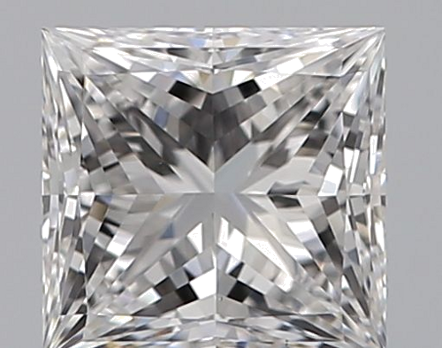 0.53 carat E-VS2 Natūralus Princess Deimantas (1)