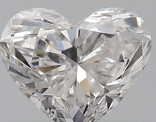 0.46 carat E-SI1 Natūralus Heart Deimantas (1)