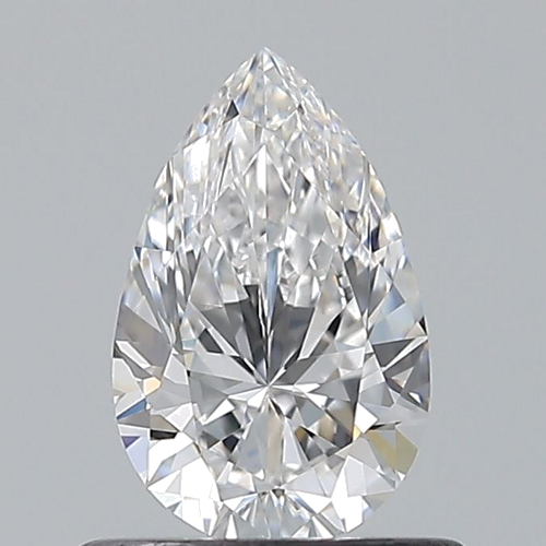 0.6 carat D-VS1 Natūralus Pear Deimantas (1)