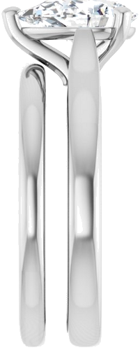 Sužadėtuvių Žiedas 925 Sidabro Pear 9mm x 6mm (9)