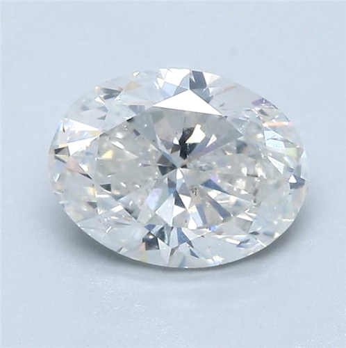 1.71 carat G-SI2 Natūralus Oval Deimantas (1)