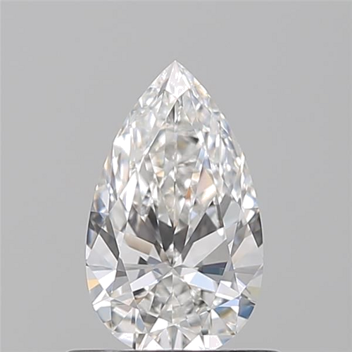 0.61 carat F-IF Natūralus Pear Deimantas (1)