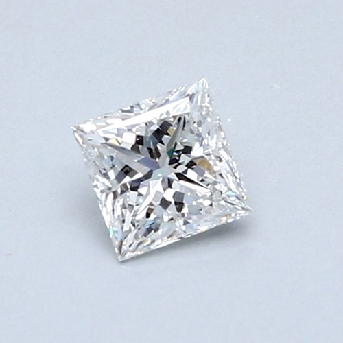 0.51 carat F-VS2 Natūralus Princess Deimantas (1)