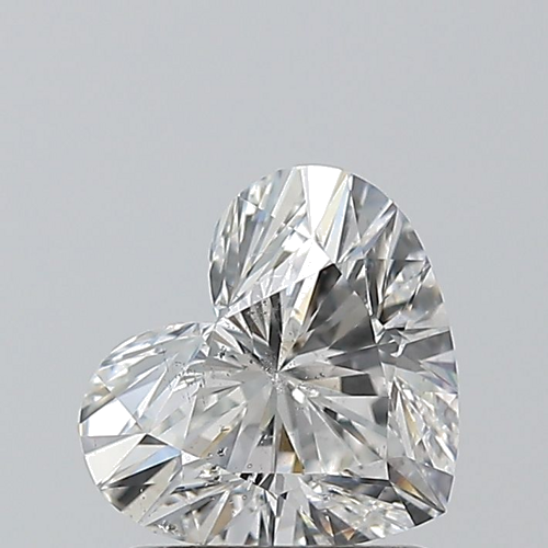 1.2 carat G-SI2 Natūralus Heart Deimantas (1)