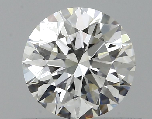 0.51 carat F-SI1 Excellent cut Natūralus Round Deimantas (1)