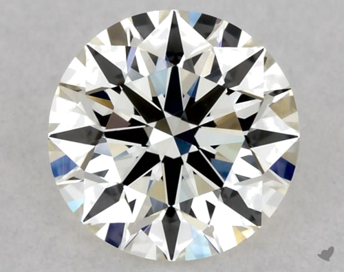 0.5 carat J-VS1 Excellent cut Natūralus Round Deimantas (1)