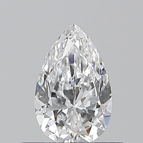 0.5 carat D-VS1 Natūralus Pear Deimantas (1)