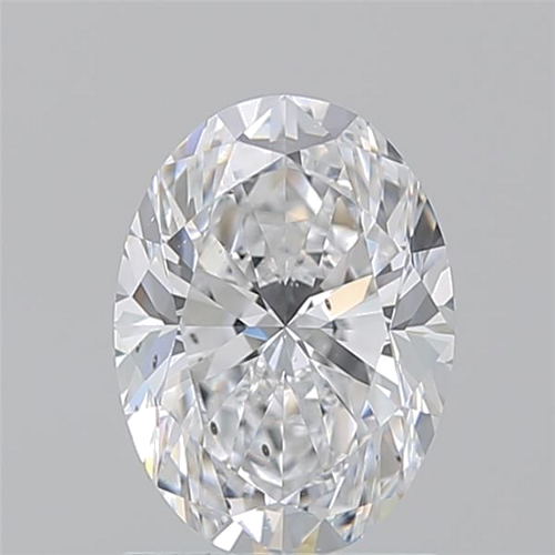 1.5 carat D-SI1 Natūralus Oval Deimantas (1)