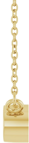 Pakabukas „Solitaire“ 14k yellow gold Oval 6mm x 4mm (3)
