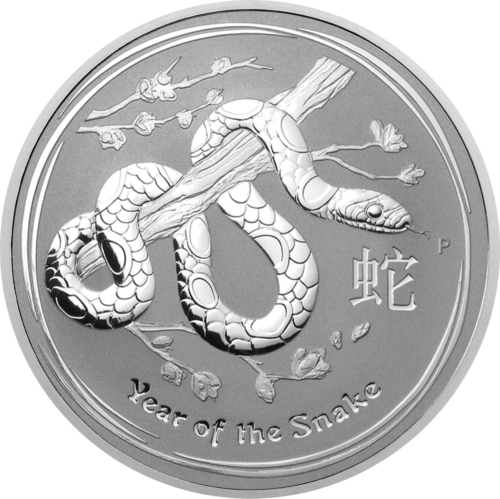 1/2 oz Gyvatės metai 2013 (Lunar II) Australija sidabrinė moneta (1)