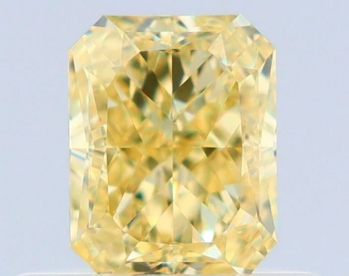 0.52 carat Fancy Yellow-IF Natūralus Radiant Deimantas (1)