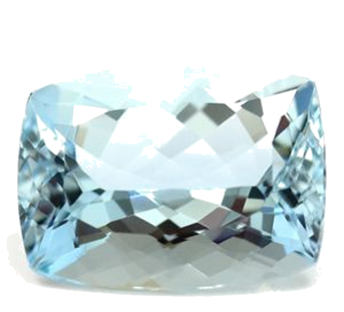 6.86 carat BLUE Cushion Aquamarine (1)