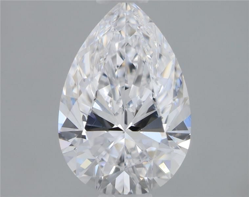 0.76 carat D-VS2 Natūralus Pear Deimantas (1)