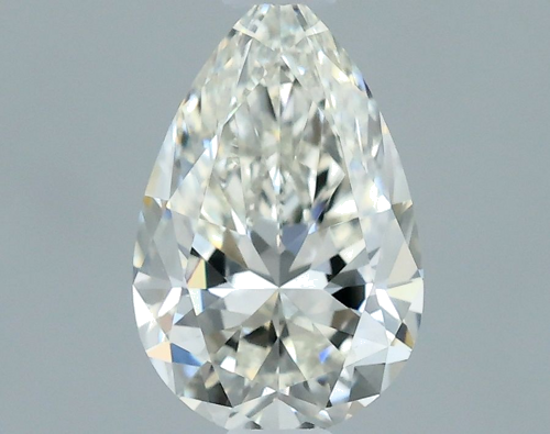 0.5 carat H-VVS2 Natūralus Pear Deimantas (1)