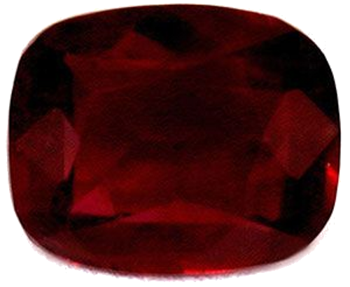 0.41 carat RED Cushion Rubinas (1)