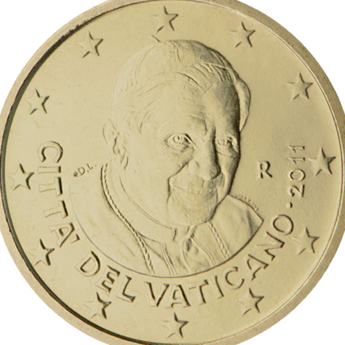 2011 Vatikanas Benediktas XVI 50 ct. moneta (2)
