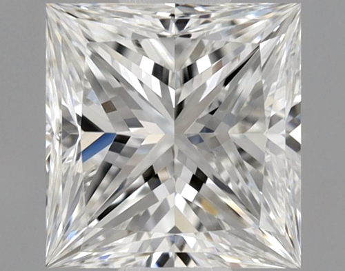0.51 carat F-VVS1 Natūralus Princess Deimantas (1)