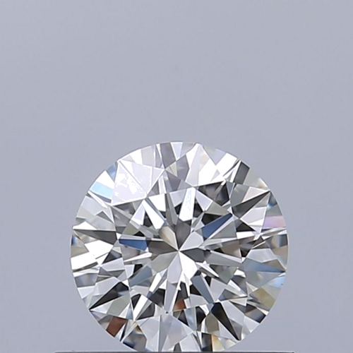 0.5 carat F-VVS2 Excellent cut Natūralus Round Deimantas (1)