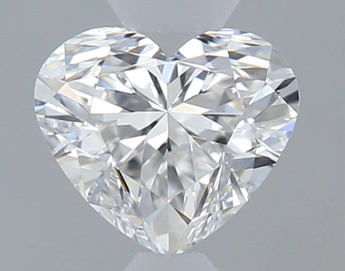 0.3 carat F-VVS1 Natūralus Heart Deimantas (1)
