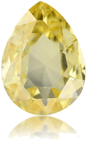 0.34 carat Fancy Intense Yellow-VS1 Natūralus Pear Deimantas (1)