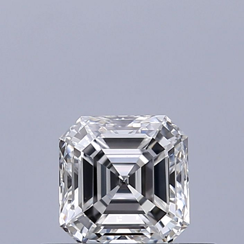 0.41 carat F-VVS2 Natūralus Asscher Deimantas (1)