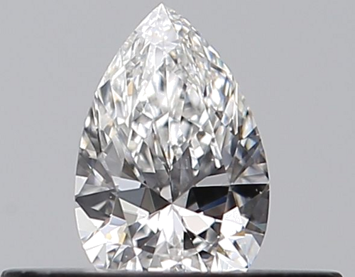 0.24 carat E-VVS2 Natūralus Pear Deimantas (1)
