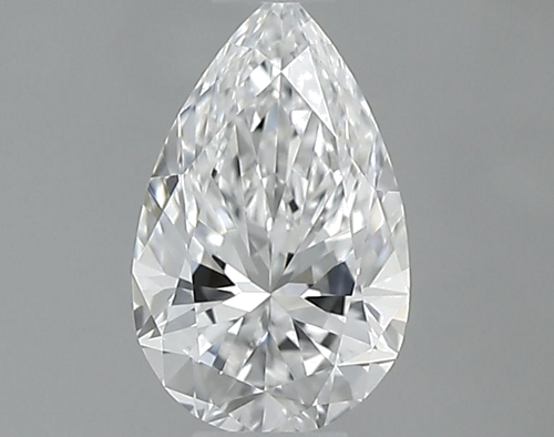 0.3 carat D-VVS2 Natūralus Pear Deimantas (1)