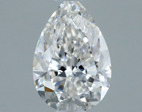 0.37 carat F-VVS2 Natūralus Pear Deimantas (1)