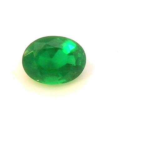 0.25 carat GREEN Oval Smaragdas (1)