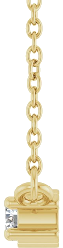 Pakabukas „Three-Stone“ 14k yellow gold Round 3mm (3)