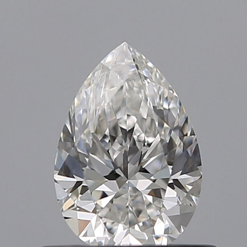 0.5 carat E-VVS1 Natūralus Pear Deimantas (1)