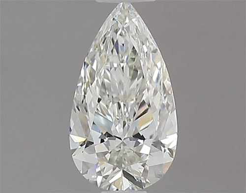 0.5 carat G-SI1 Natūralus Pear Deimantas (1)