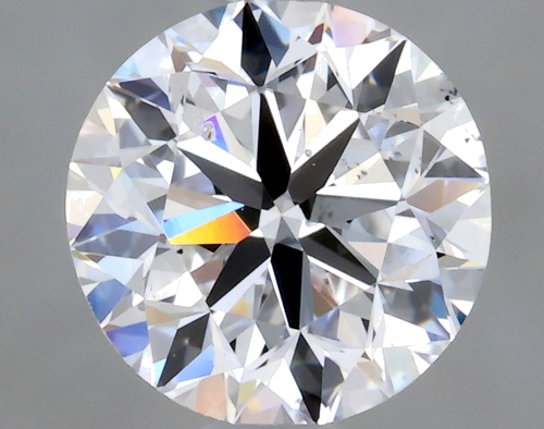 0.9 carat D-SI2 Very Good cut Natūralus Round Deimantas (1)