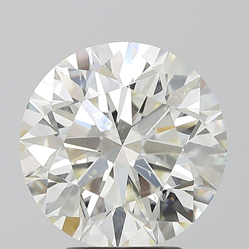 3.71 carat K-SI2 Excellent cut Natūralus Round Deimantas (1)