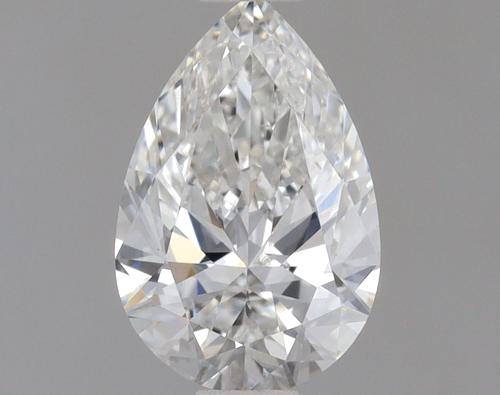0.6 carat F-SI1 Natūralus Pear Deimantas (1)