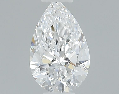 0.38 carat D-VS2 Natūralus Pear Deimantas (1)