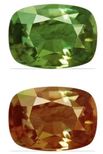 0.32 carat GREEN Cushion Alexandrite (1)